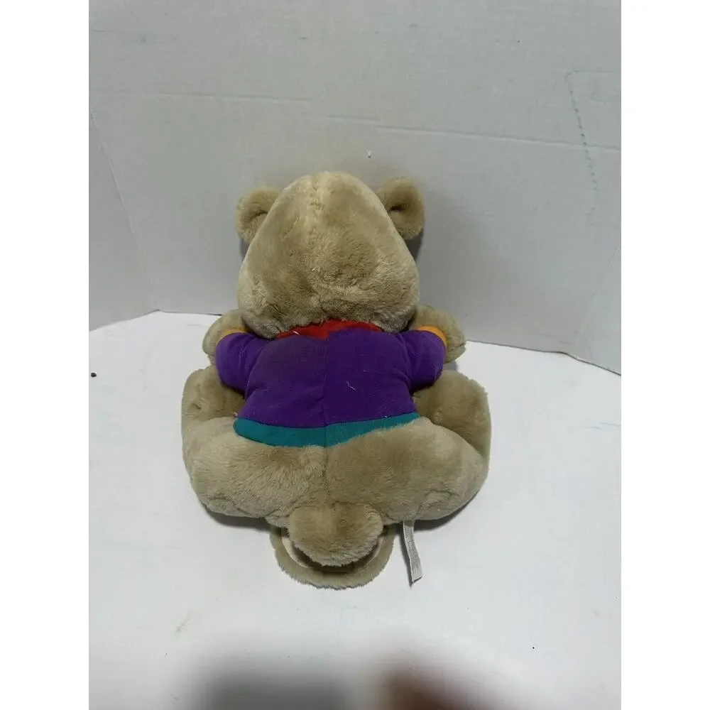 VINTAGE 1993 T.V. TV TEDDY INTERACTIVE PLUSH BEAR ONLY RUXPIN toy shoot the moon